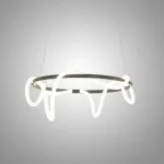 Кольцевые люстры и светильники GLORIFY BLACK D100 от ImperiumLoft