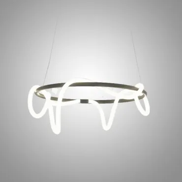 Кольцевые люстры и светильники GLORIFY BLACK D100