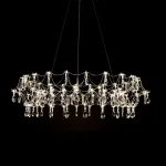 Кольцевые люстры и светильники STANZA RING D105 от ImperiumLoft