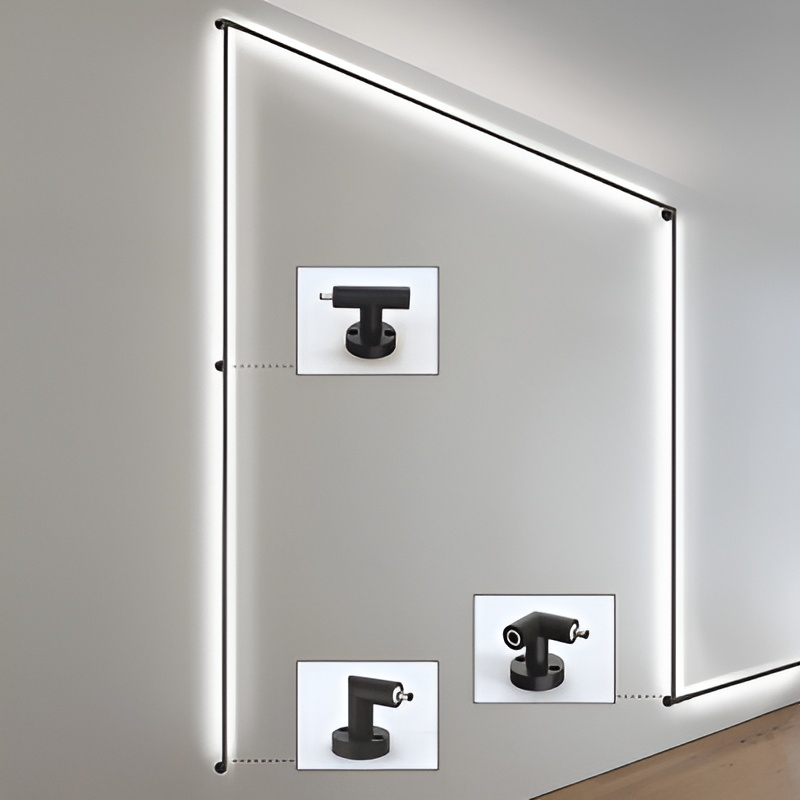 Система WALLIGHT Разъем одиночный угловой вертикальный от ImperiumLoft