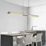 Серия светодиодных светильников удлиненной формы с комбинацией направленного и рассеянного света Treangle Long B Grey от ImperiumLoft