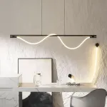 Реечный светильник с оптическим силикагелем и гибким плетеным волокном Lite Curve Long L160 от ImperiumLoft