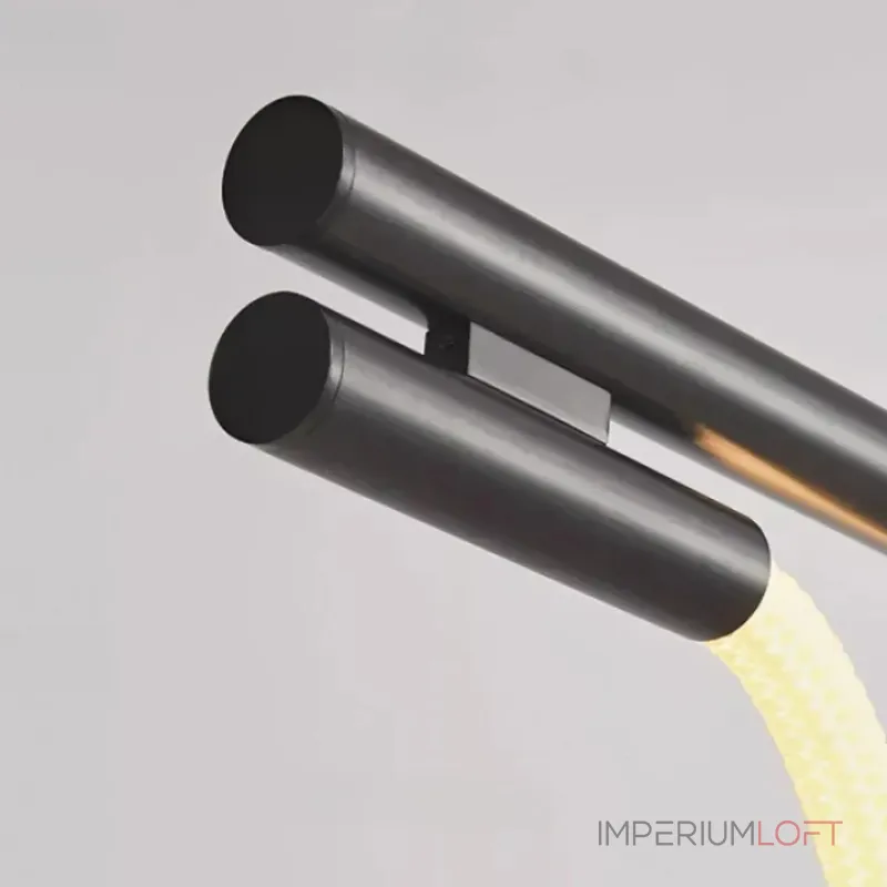 Реечный светильник с оптическим силикагелем и гибким плетеным волокном Lite Curve Long L160 от ImperiumLoft