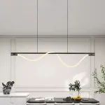 Реечный светильник с оптическим силикагелем и гибким плетеным волокном Lite Curve Long L160 от ImperiumLoft