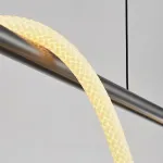 Реечный светильник с оптическим силикагелем и гибким плетеным волокном Lite Curve Long L160 от ImperiumLoft