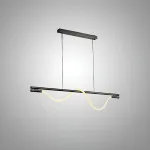 Реечный светильник с оптическим силикагелем и гибким плетеным волокном Lite Curve Long L120 от ImperiumLoft