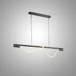 Реечный светильник с оптическим силикагелем и гибким плетеным волокном Lite Curve Long L160 от ImperiumLoft