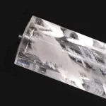 Серия реечных светодиодных светильников с цилиндрическими плафонами из хрустального стекла с узором Light Trail L122 от ImperiumLoft