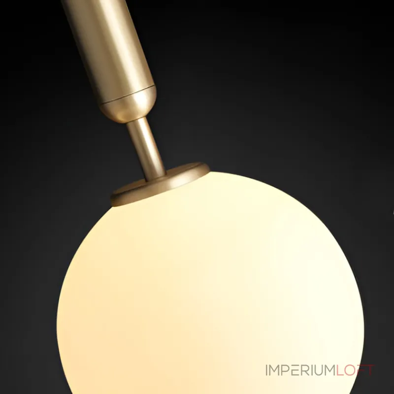 Комбинации подвесных светильников с шарообразными плафонами из стекла Luminary Orbit P8 Clear от ImperiumLoft