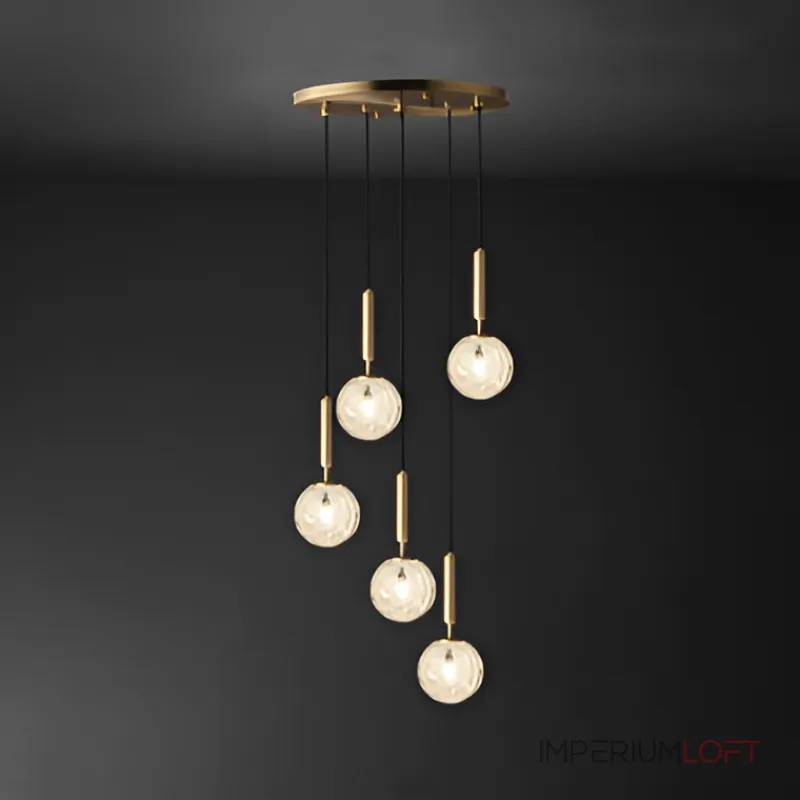 Комбинации подвесных светильников с шарообразными плафонами из стекла Luminary Orbit P5 Clear от ImperiumLoft Комбинации подвесных светильников с шарообразными плафонами из стекла Luminary Orbit P5 Clear от ImperiumLoft