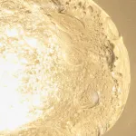 Серия светодиодных настенных светильников с плафонами из стекла ручной работы с эффектом воздушных пузырьков Stairway  One Winered от ImperiumLoft