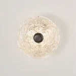 Серия настенных светодиодных светильников с дисковидными рассеивателями из рельефного стекла ручной работы Sun Round W P1от ImperiumLoft