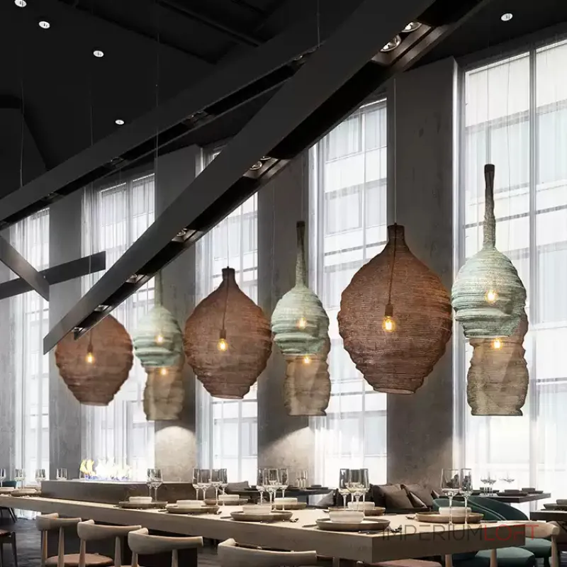 Люстра LOVOND GRID C Black от ImperiumLoft