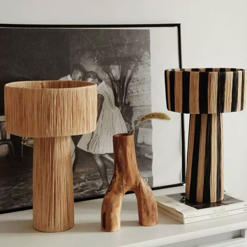 Настольная лампа LOVOND ROTTAN A D37 от ImperiumLoft