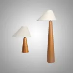 Торшер и настольная лампа LOVOND WOODY 2шт от ImperiumLoft