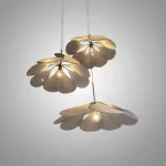 Подвесной светильник LOVOND PETALS Grey D80 3шт от ImperiumLoft