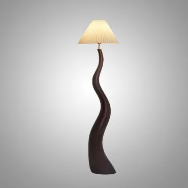 Торшер LOVOND CURVEWOOD Dark Brown 3000K Торшер LOVOND CURVEWOOD Dark Brown 3000K