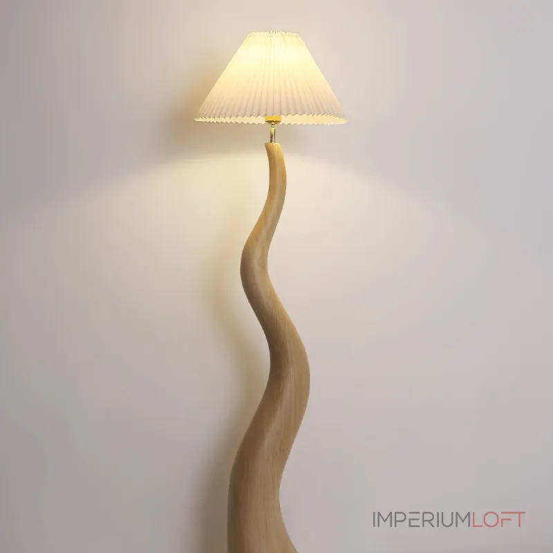 Торшер LOVOND CURVEWOOD Brown 3000K 4000K 6000K с пультом от ImperiumLoft