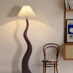 Торшер LOVOND CURVEWOOD Dark Brown 3000K 4000K 6000K от ImperiumLoft