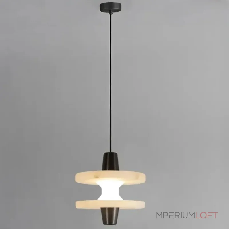 Люстра LOVOND LUPA Black с мраморным плафоном от ImperiumLoft