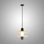 Люстра LOVOND LUPA Black с мраморным плафоном от ImperiumLoft