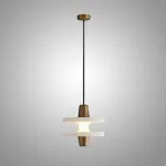 Люстра LOVOND LUPA Bronze с мраморным плафоном от ImperiumLoft