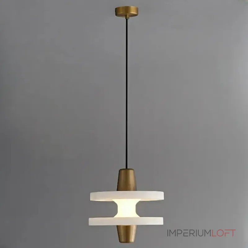 Люстра LOVOND LUPA Bronze с мраморным плафоном от ImperiumLoft