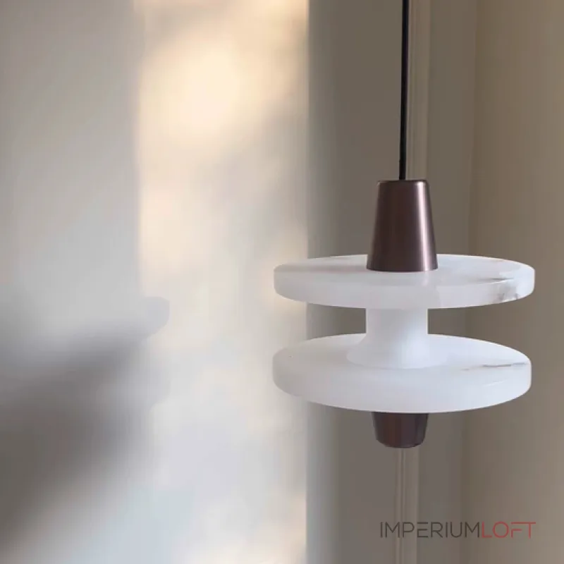 Люстра LOVOND LUPA Bronze с мраморным плафоном от ImperiumLoft