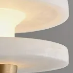 Люстра LOVOND LUPA Black с мраморным плафоном от ImperiumLoft