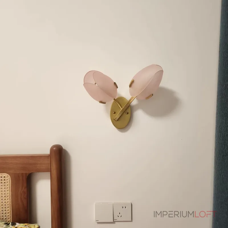 Настенный светильник LOVOND LILIA Pink P2 2шт от ImperiumLoft