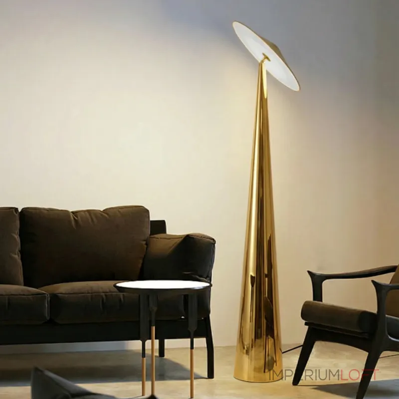 Торшер LOVOND MUSHROOM Gold от ImperiumLoft