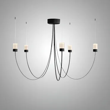 Люстра LOVOND GRAVITY Black P5