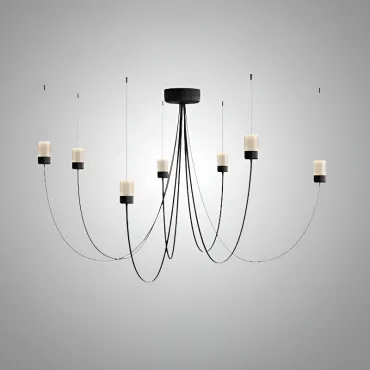 Люстра LOVOND GRAVITY Black P7