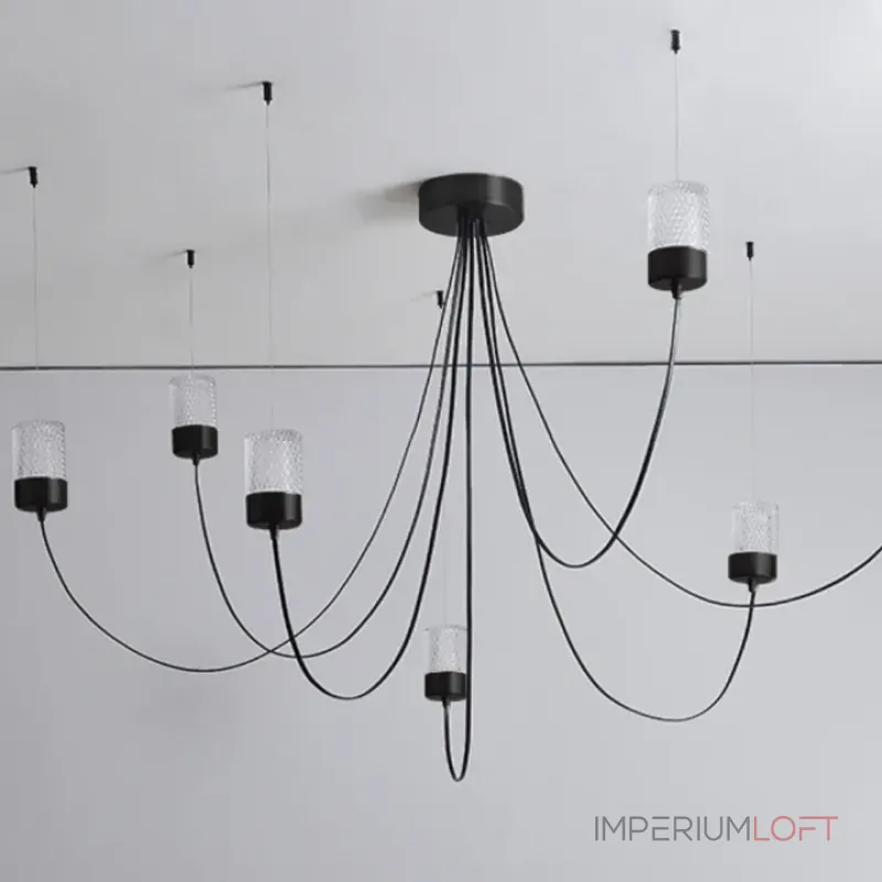 Люстра LOVOND GRAVITY Black P7 от ImperiumLoft