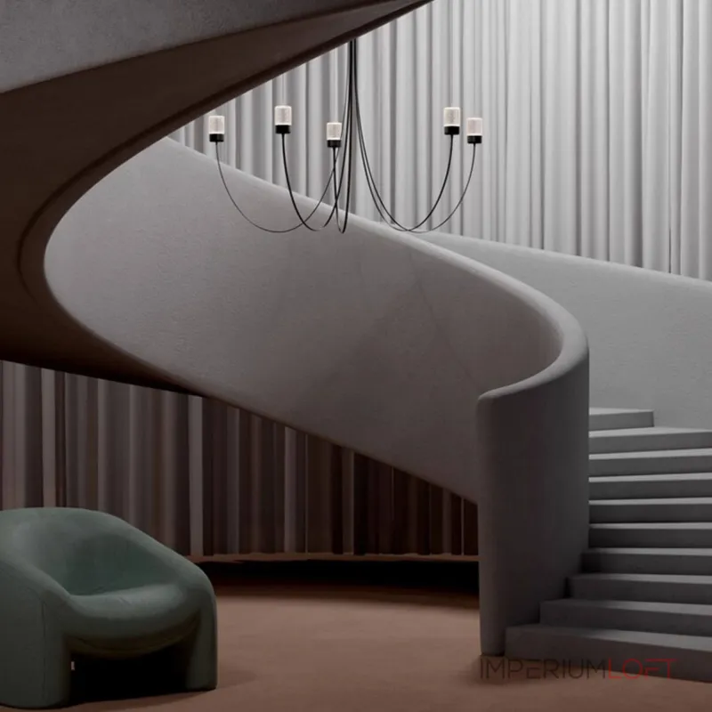 Люстра LOVOND GRAVITY Black P5 от ImperiumLoft