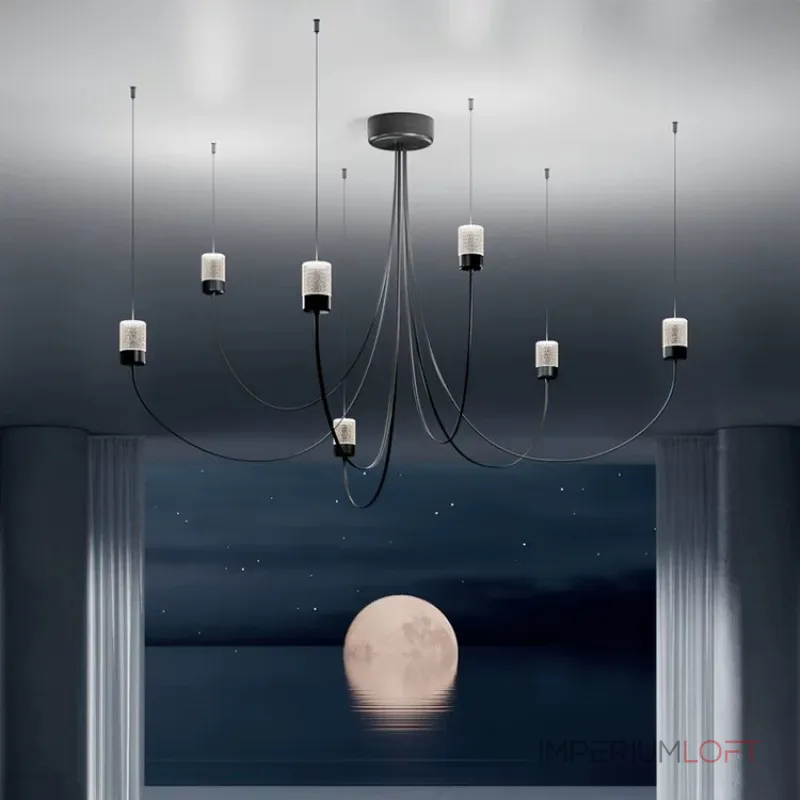 Люстра LOVOND GRAVITY Black P7 от ImperiumLoft