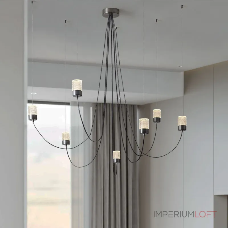 Люстра LOVOND GRAVITY Black P7 от ImperiumLoft