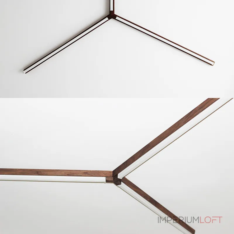 Потолочный светильник KONOHA TRIO L105 Walnut 3000K от ImperiumLoft