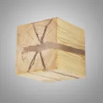 Настенный светильник KONOHA CUBE A Light Brown с проводом от ImperiumLoft