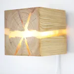 Настенный светильник KONOHA CUBE A Light Brown с выключателем от ImperiumLoft