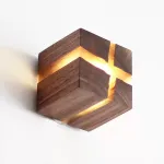 Настенный светильник KONOHA CUBE A Dark Brown с выключателем от ImperiumLoft