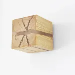 Настенный светильник KONOHA CUBE A Light Brown с проводом от ImperiumLoft