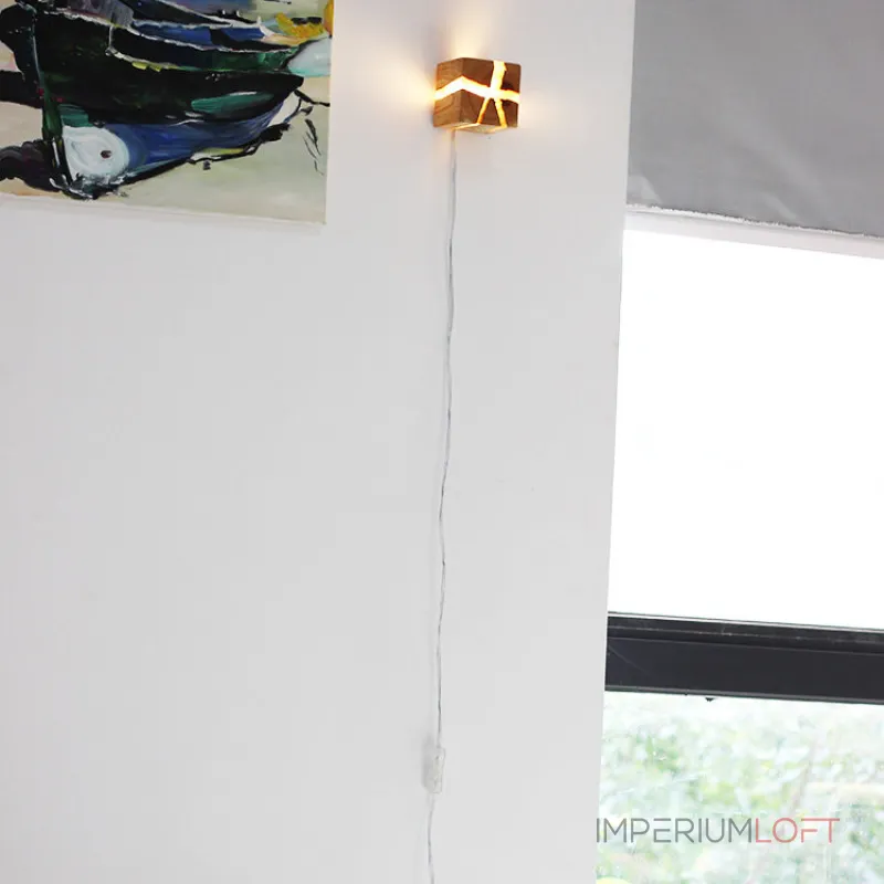 Настенный светильник KONOHA CUBE A Dark Brown с выключателем от ImperiumLoft Настенный светильник KONOHA CUBE A Dark Brown с выключателем от ImperiumLoft