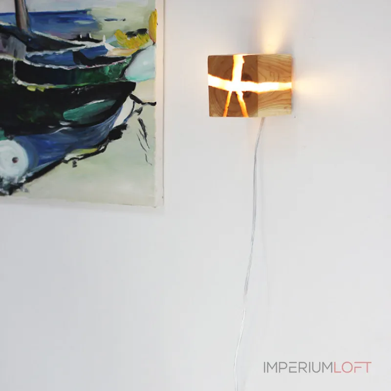 Настенный светильник KONOHA CUBE A Dark Brown с выключателем от ImperiumLoft Настенный светильник KONOHA CUBE A Dark Brown с выключателем от ImperiumLoft