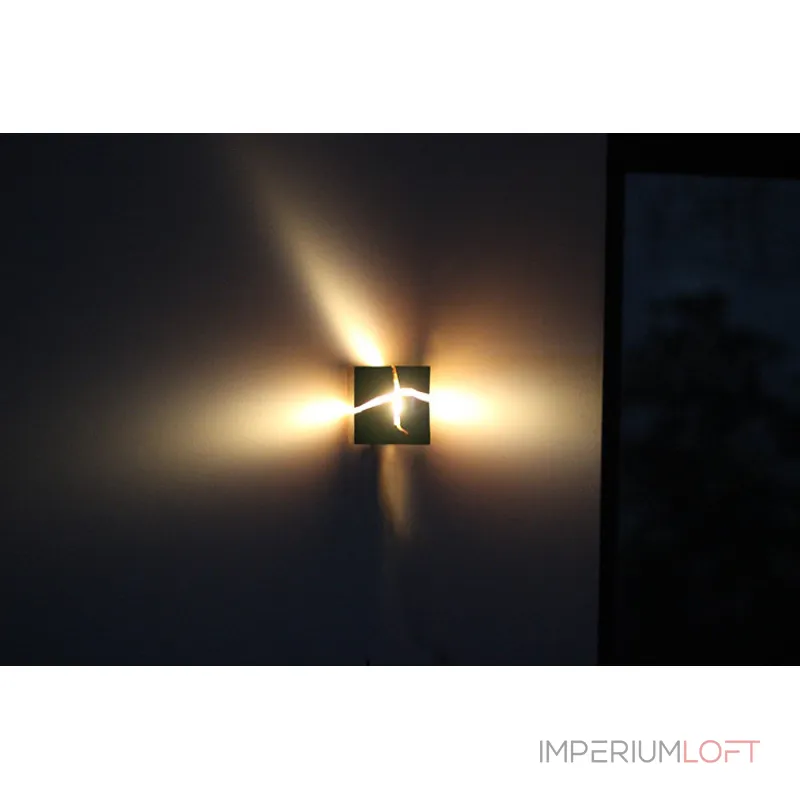 Настенный светильник KONOHA CUBE A Light Brown с проводом от ImperiumLoft