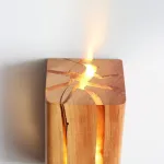 Настенный светильник KONOHA RECT Pine H16 с проводом от ImperiumLoft