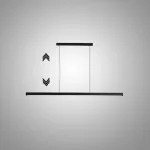 Подвесной светильник LANHU LONG Black L100 с лифтом от ImperiumLoft