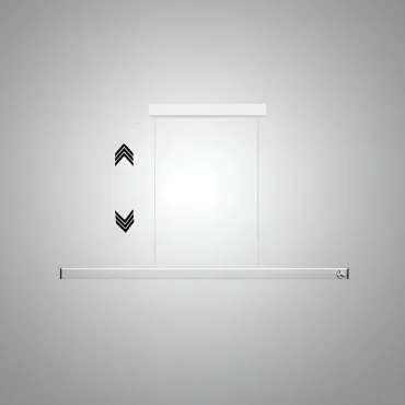 Подвесной светильник LANHU LONG Silver L100 с лифтом Подвесной светильник LANHU LONG Silver L100 с лифтом