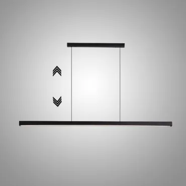 Подвесной светильник LANHU LONG Black L180 с лифтом Подвесной светильник LANHU LONG Black L180 с лифтом