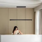 Подвесной светильник LANHU LONG Black L100 с лифтом от ImperiumLoft